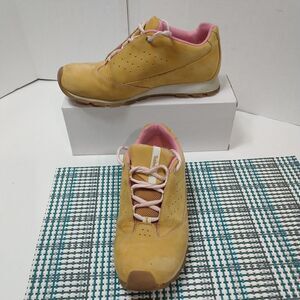 TIMBERLAND 19381 METRO SLIM WOMENS SNEAKERS SIZE 8M BROWN/PINK